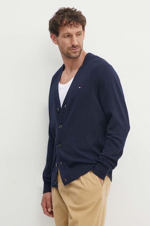 Tommy Hilfiger Kardigan Tommy Hilfiger za muškarce, boja: tamno plava, MW0MW31214