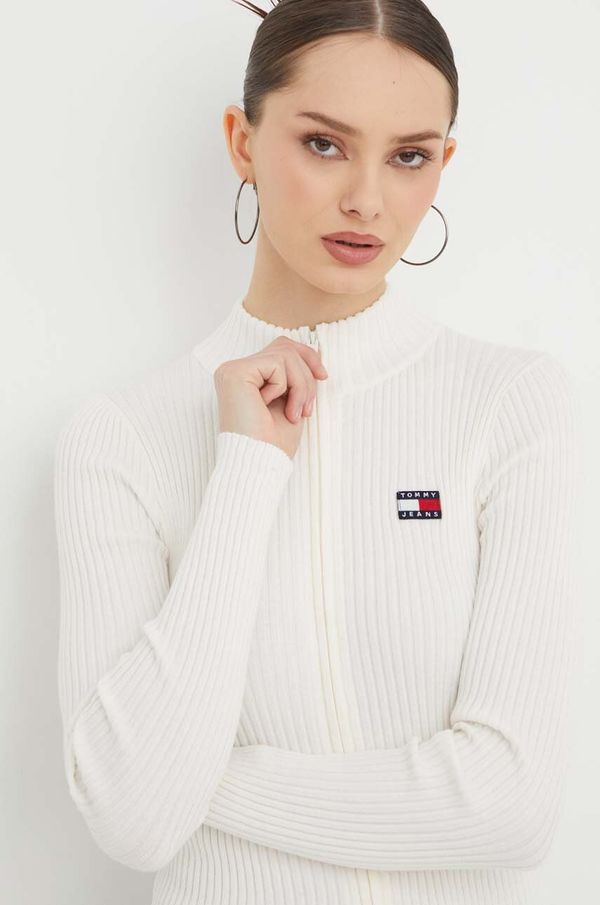 Tommy Jeans Kardigan Tommy Jeans za žene, boja: bež, DW0DW17243