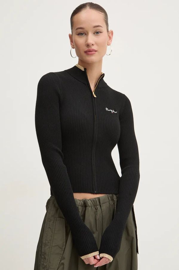 Tommy Jeans Kardigan Tommy Jeans za žene, boja: crna, DW0DW19835
