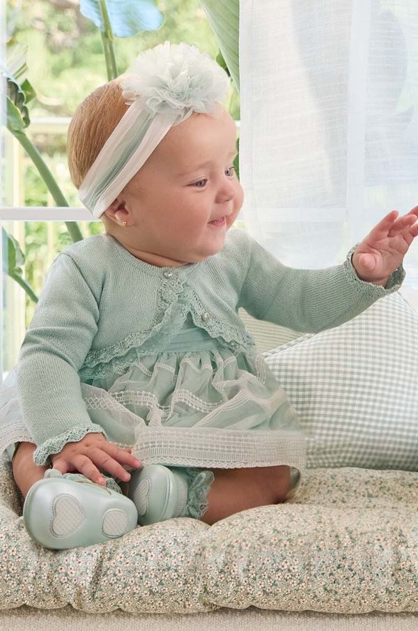 Mayoral Newborn Kardigan za bebe Mayoral Newborn boja: tirkizna, lagani