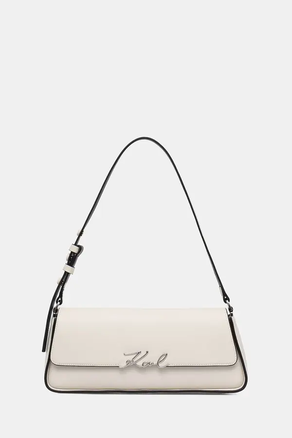 Karl Lagerfeld Karl Lagerfeld baguette torbica za žene kožna K/SIGNATURE