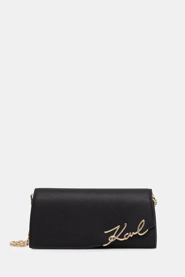 Karl Lagerfeld Karl Lagerfeld crossbody torba za žene kožna K/SIGNATURE