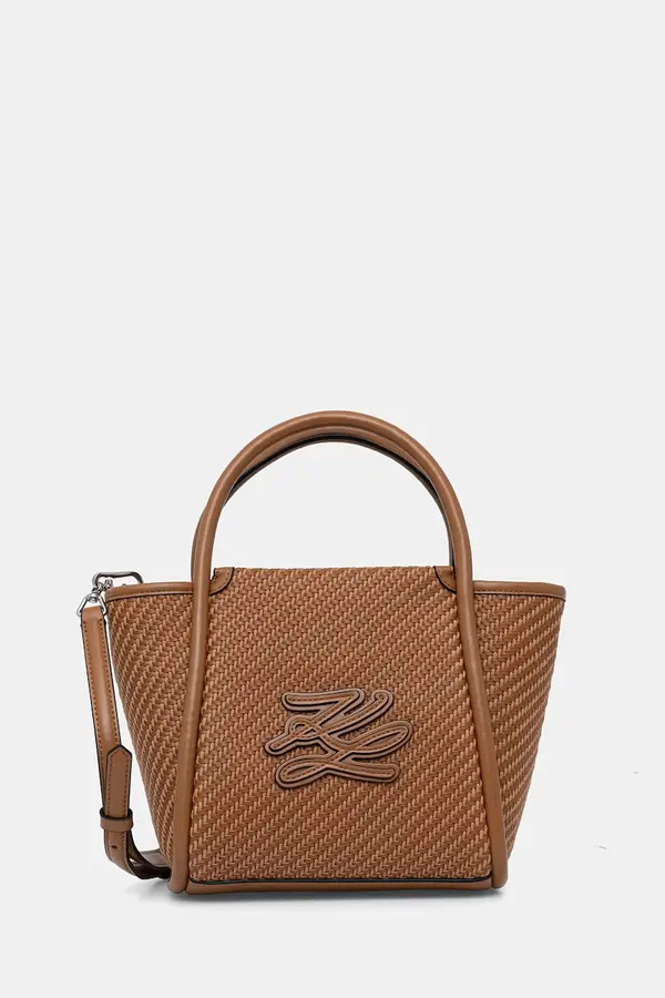 Karl Lagerfeld Karl Lagerfeld crossbody torba za žene pletena K/AUTOGRAPH