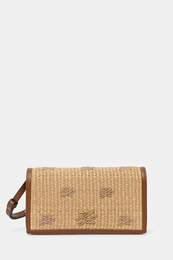 Karl Lagerfeld Karl Lagerfeld crossbody torba ženska kožna K/AUTOGRAPH