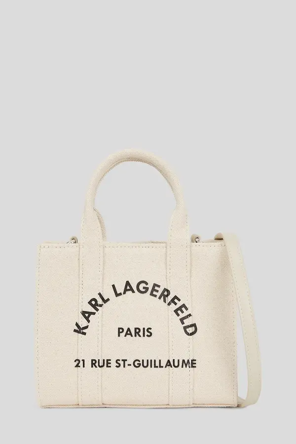 Karl Lagerfeld Karl Lagerfeld crossbody torba ženska pamučna K/RSG