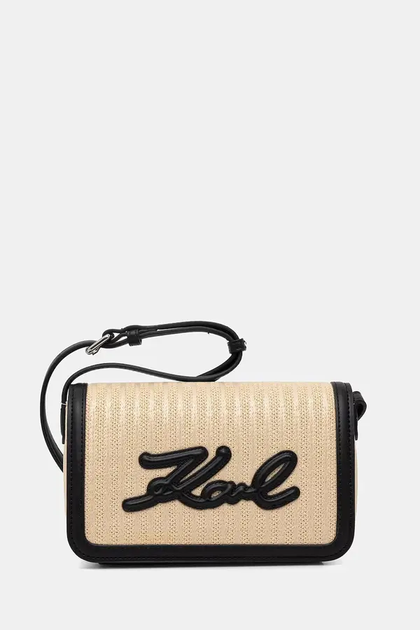 Karl Lagerfeld Karl Lagerfeld crossbody ženska torba pletena K/SIGNATURE