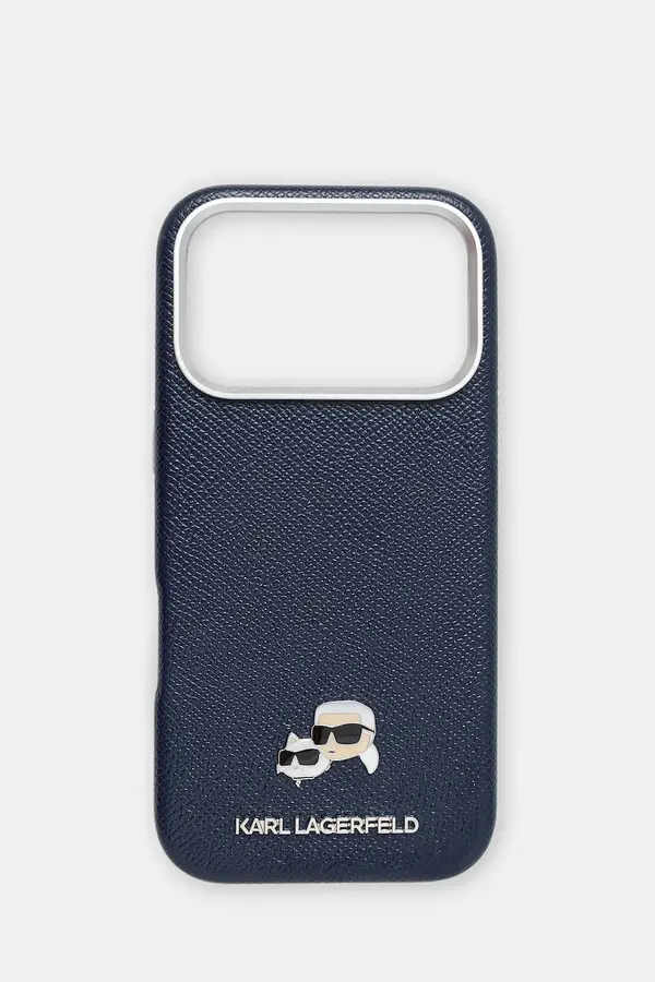 Karl Lagerfeld Karl Lagerfeld etui za telefon od imitacije kože iPhone 17 Pro