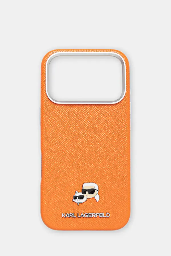 Karl Lagerfeld Karl Lagerfeld etui za telefon za žene od imitacije kože iPhone 17 Pro