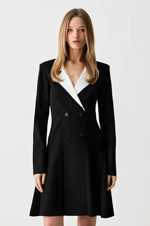 Karl Lagerfeld Karl Lagerfeld haljina A-kroja s viskozom