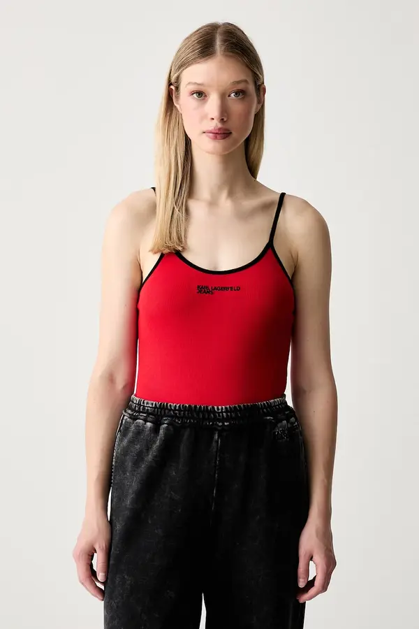 Karl Lagerfeld Jeans Karl Lagerfeld Jeans bodi za žene s pamukom
