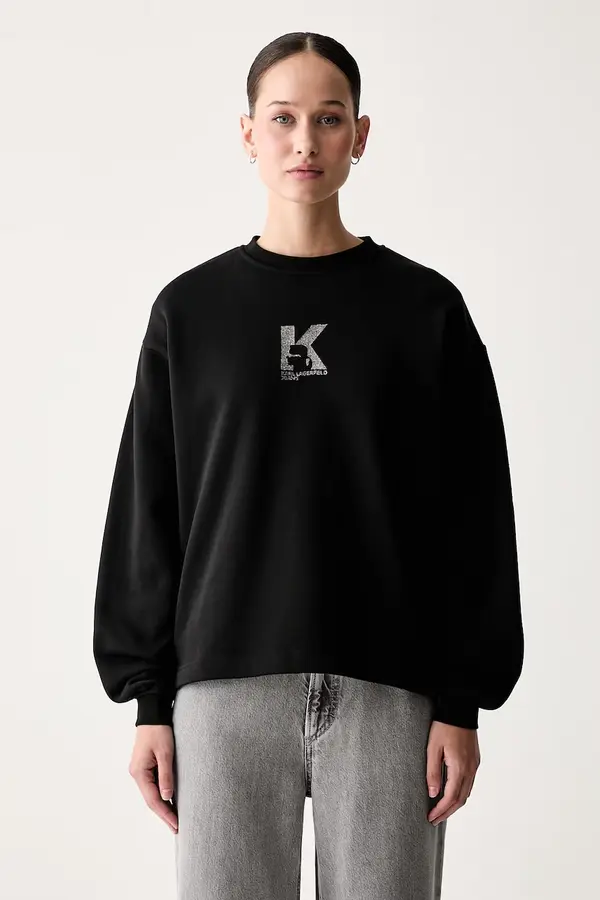 Karl Lagerfeld Jeans Karl Lagerfeld Jeans dukserica za žene od pamuka
