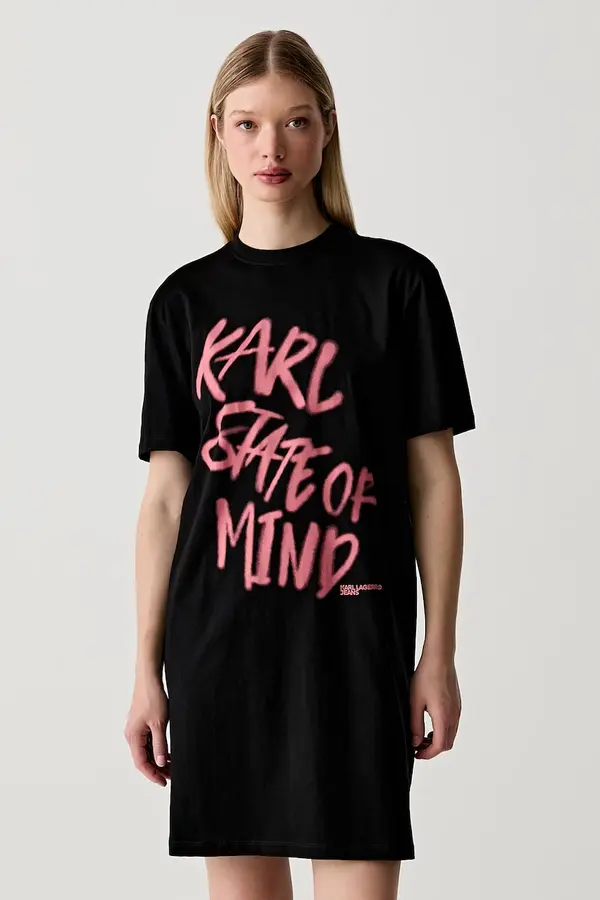 Karl Lagerfeld Jeans Karl Lagerfeld Jeans haljina od pamuka