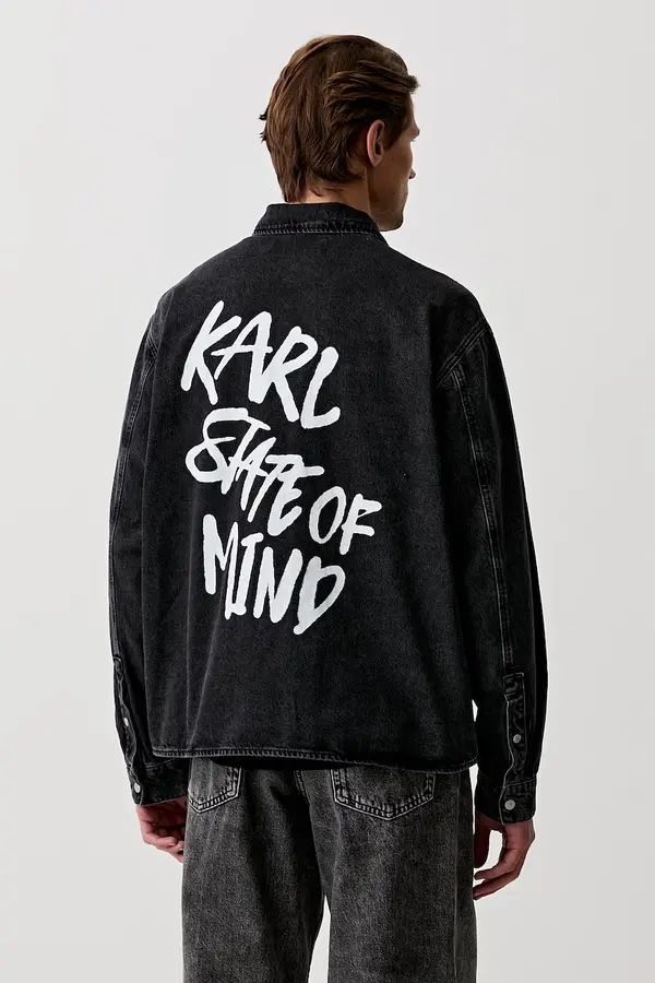 Karl Lagerfeld Jeans Karl Lagerfeld Jeans košulja za muškarce traper