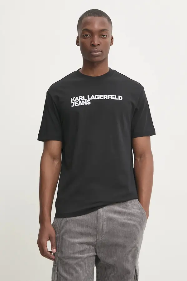 Karl Lagerfeld Jeans Karl Lagerfeld Jeans majica za muškarce od pamuka