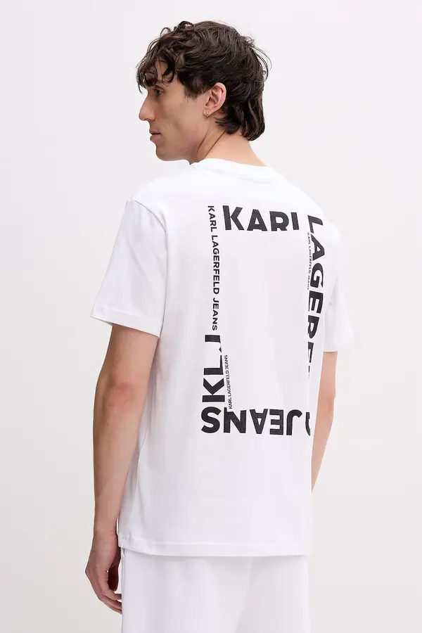 Karl Lagerfeld Jeans Karl Lagerfeld Jeans majica za muškarce od pamuka