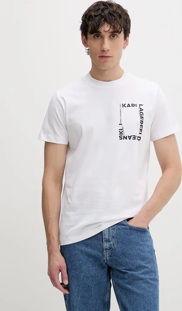Karl Lagerfeld Jeans Karl Lagerfeld Jeans majica za muškarce od pamuka
