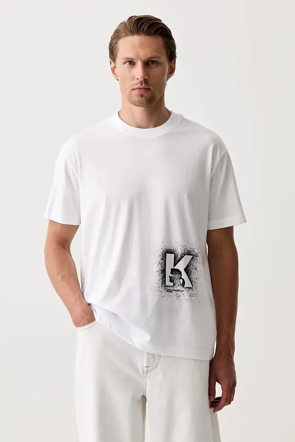 Karl Lagerfeld Jeans Karl Lagerfeld Jeans majica za muškarce s pamukom