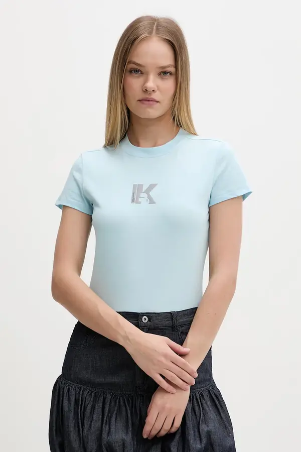 Karl Lagerfeld Jeans Karl Lagerfeld Jeans majica za žene od pamuka
