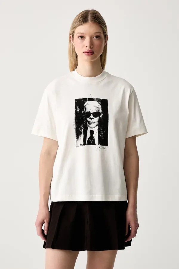 Karl Lagerfeld Jeans Karl Lagerfeld Jeans majica za žene od pamuka