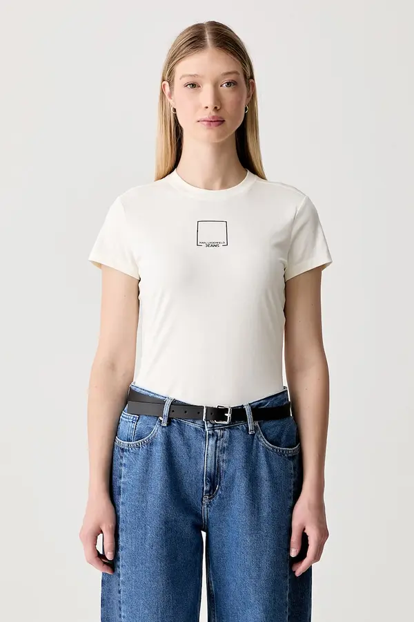 Karl Lagerfeld Jeans Karl Lagerfeld Jeans majica za žene od pamuka