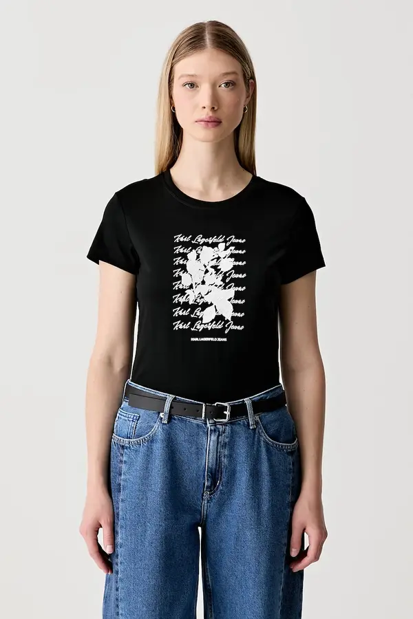 Karl Lagerfeld Jeans Karl Lagerfeld Jeans majica za žene s pamukom