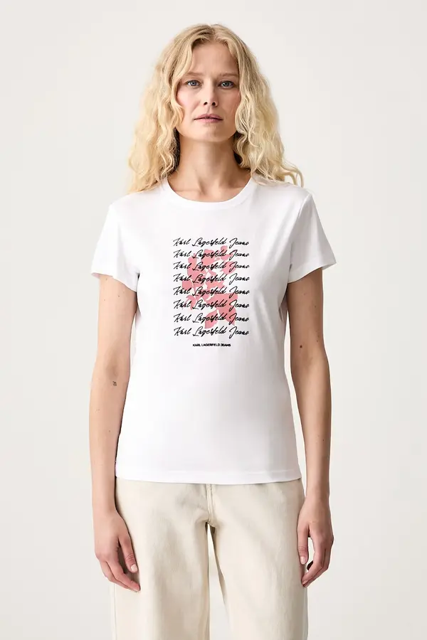Karl Lagerfeld Jeans Karl Lagerfeld Jeans majica za žene s pamukom