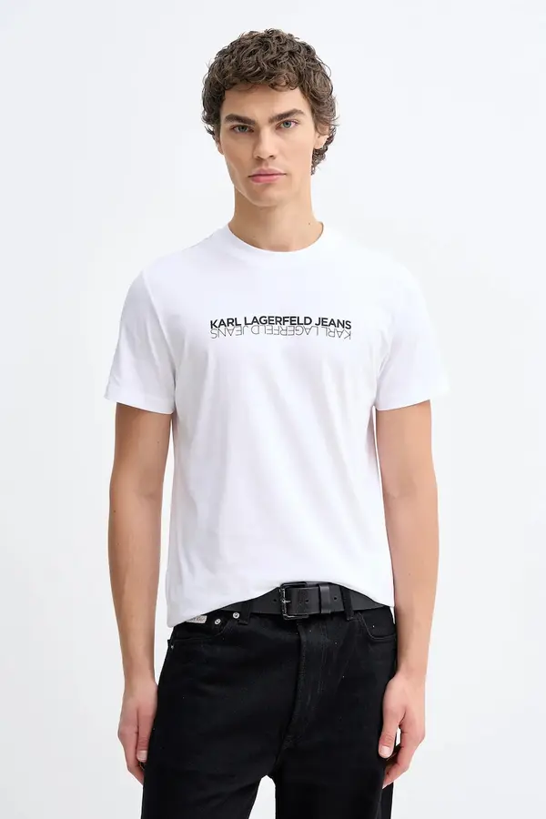 Karl Lagerfeld Jeans Karl Lagerfeld Jeans Pamučna majica Karl Lagerfeld Jeans