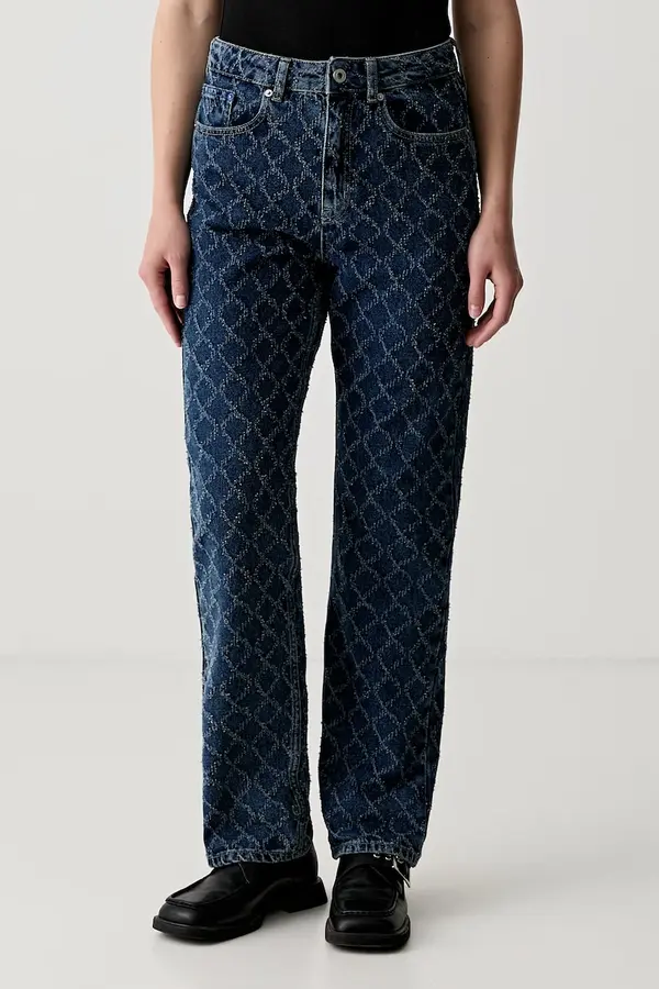 Karl Lagerfeld Jeans Karl Lagerfeld Jeans ravne traperice za žene