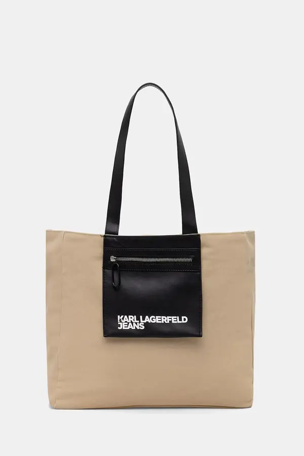 Karl Lagerfeld Jeans Karl Lagerfeld Jeans shopper torba za žene pamučna