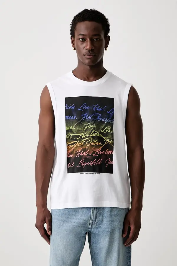 Karl Lagerfeld Jeans Karl Lagerfeld Jeans top za muškarce od pamuka