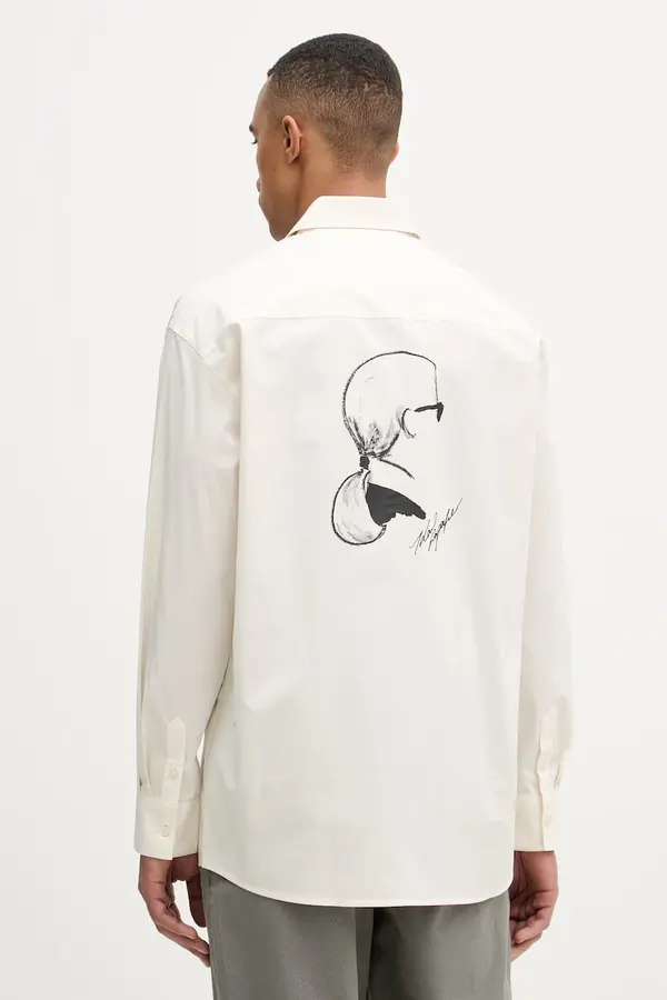 Karl Lagerfeld Karl Lagerfeld košulja za muškarce s pamukom CASUAL