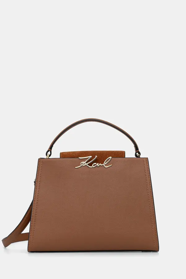 Karl Lagerfeld Karl Lagerfeld Kožna torba Karl Lagerfeld K/SIGNATURE