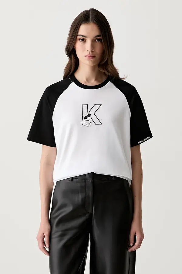 Karl Lagerfeld Karl Lagerfeld majica za žene od pamuka IKON