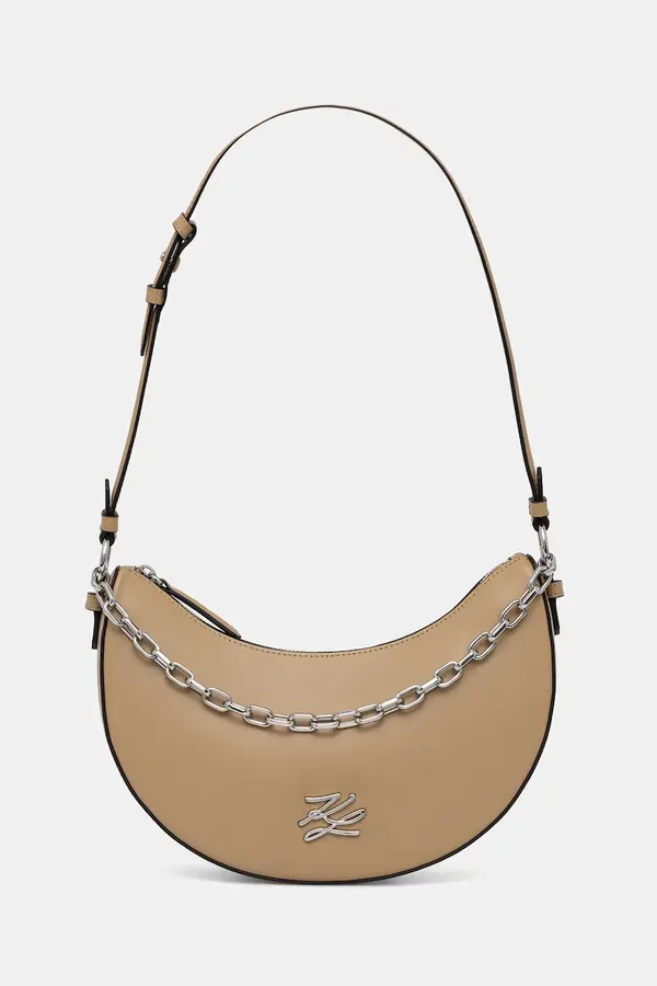 Karl Lagerfeld Karl Lagerfeld mala torba hobo za žene kožna K/AUTOGRAPH