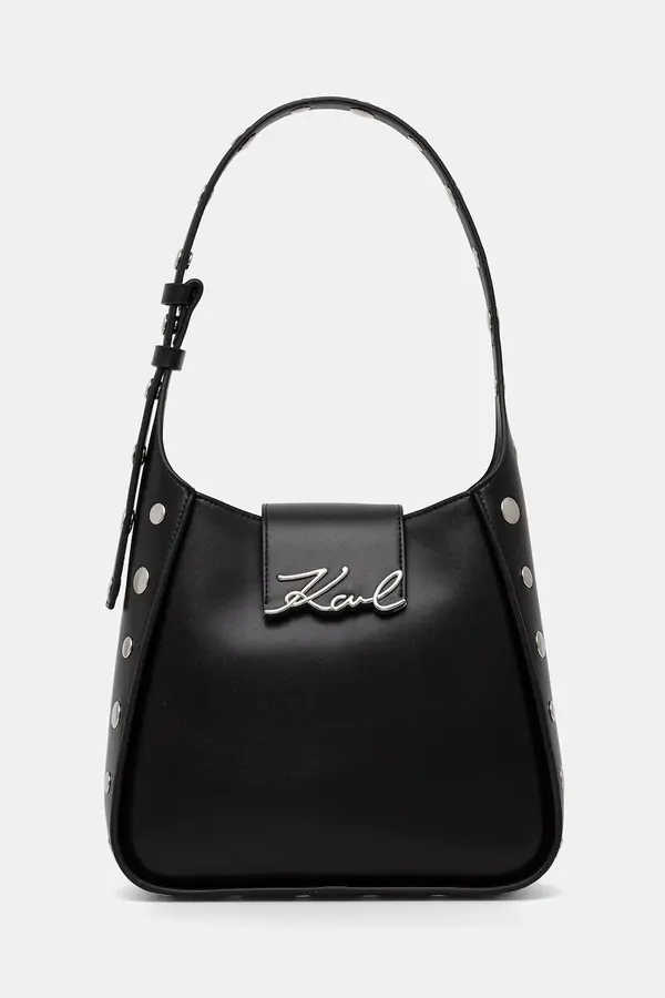 Karl Lagerfeld Karl Lagerfeld mala torba hobo za žene kožna K/SIGNATURE