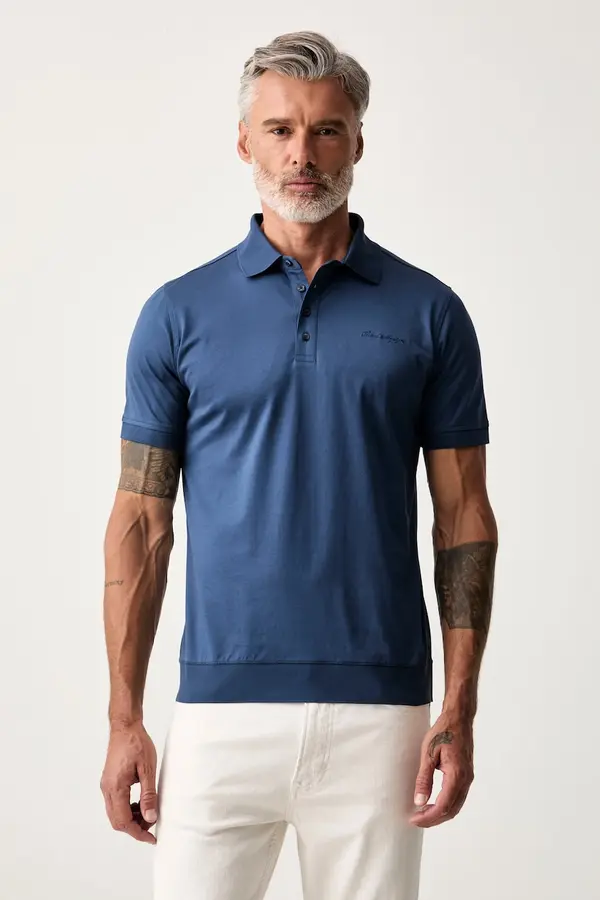 Karl Lagerfeld Karl Lagerfeld polo majica za muškarce od pamuka