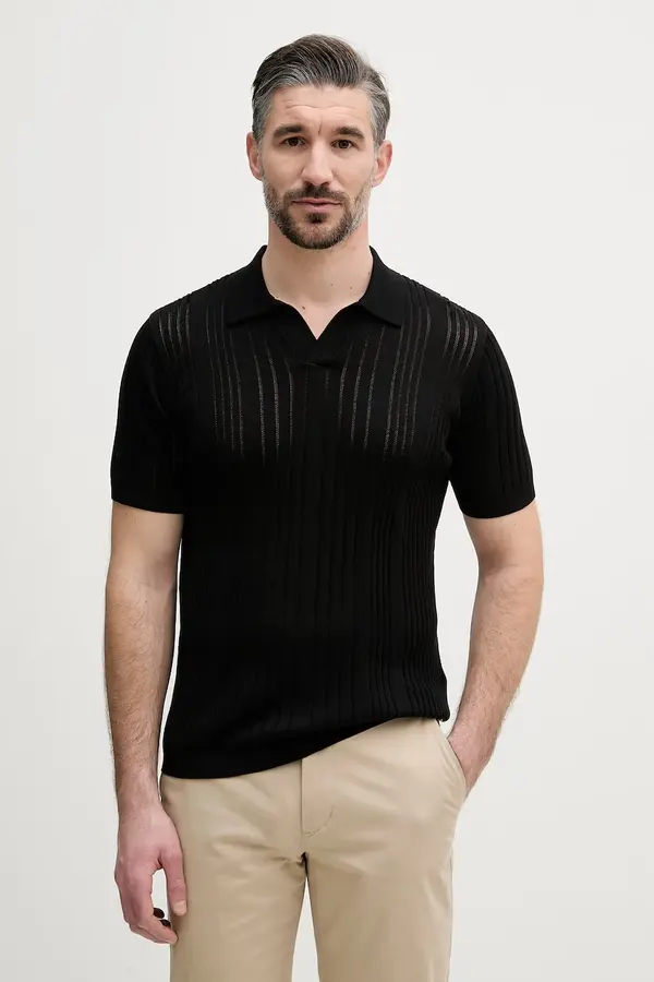 Karl Lagerfeld Karl Lagerfeld polo za muškarce od pamuka