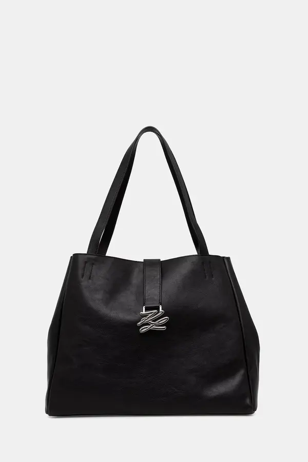 Karl Lagerfeld Karl Lagerfeld shopper torba za žene kožna K/AUTOGRAPH