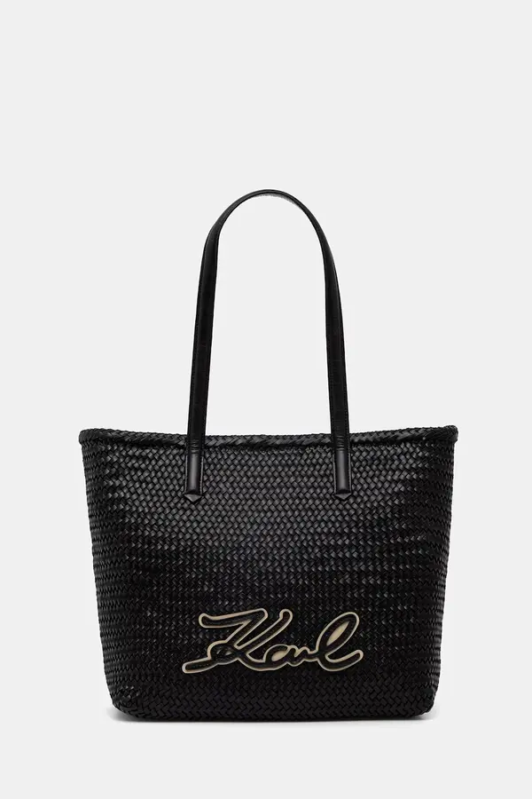 Karl Lagerfeld Karl Lagerfeld shopper torba za žene kožna K/SIGNATURE