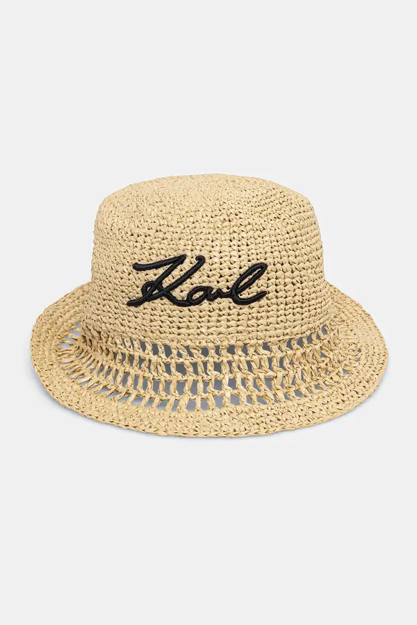 Karl Lagerfeld Karl Lagerfeld slamnati šešir za žene K/SIGNATURE