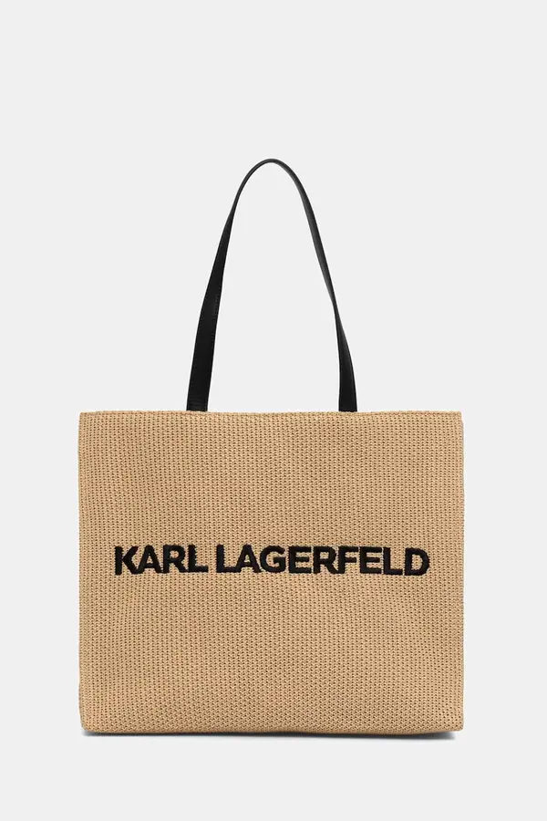 Karl Lagerfeld Karl Lagerfeld tote torba za žene pletena K/ESSENTIAL
