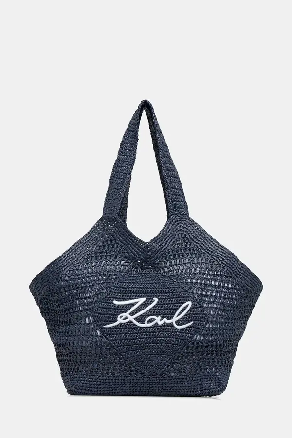 Karl Lagerfeld Karl Lagerfeld tote torba za žene pletena K/SIGNATURE