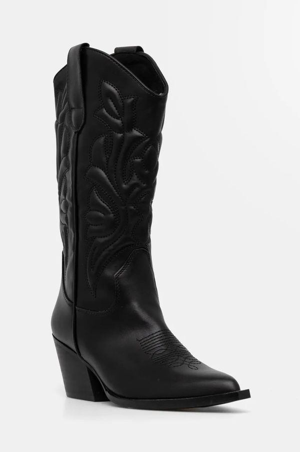 Answear Lab Kaubojske cipele Answear Lab za žene, boja: crna, s debelom potpeticom