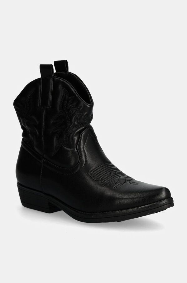 Answear Lab Kaubojske cipele Answear Lab za žene, boja: crna, s debelom potpeticom