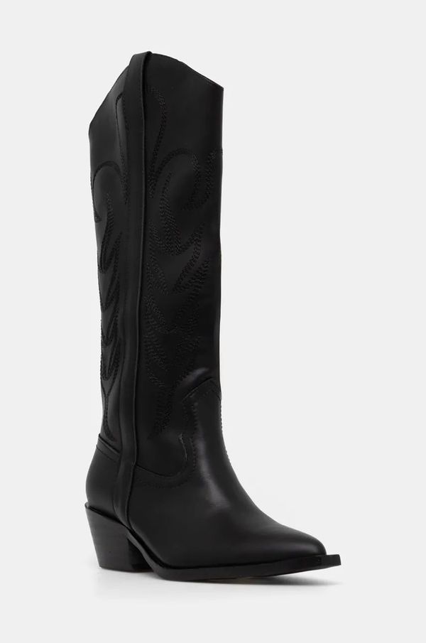 Answear Lab Kaubojske cipele Answear Lab za žene, boja: crna, s debelom potpeticom