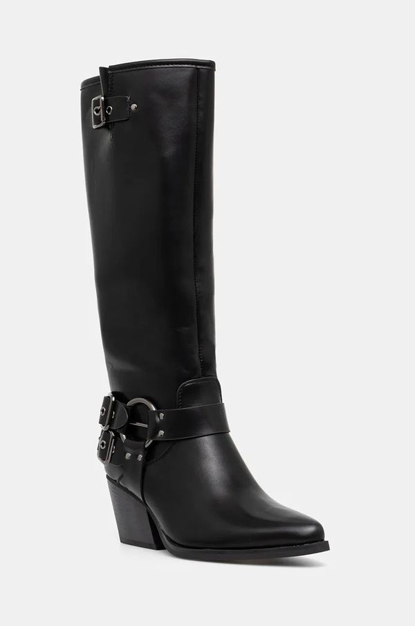 Answear Lab Kaubojske cipele Answear Lab za žene, boja: crna, s debelom potpeticom