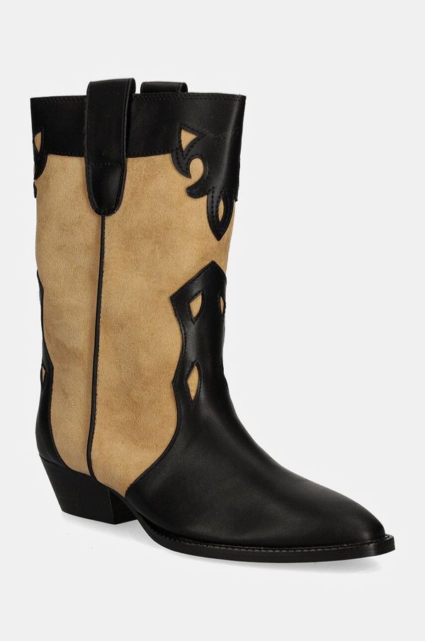 Answear Lab Kaubojske cipele Answear Lab za žene, boja: smeđa, s debelom potpeticom