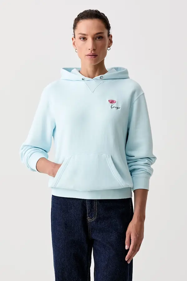 Kenzo Kenzo dukserica sa kapuljačom za žene od pamuka