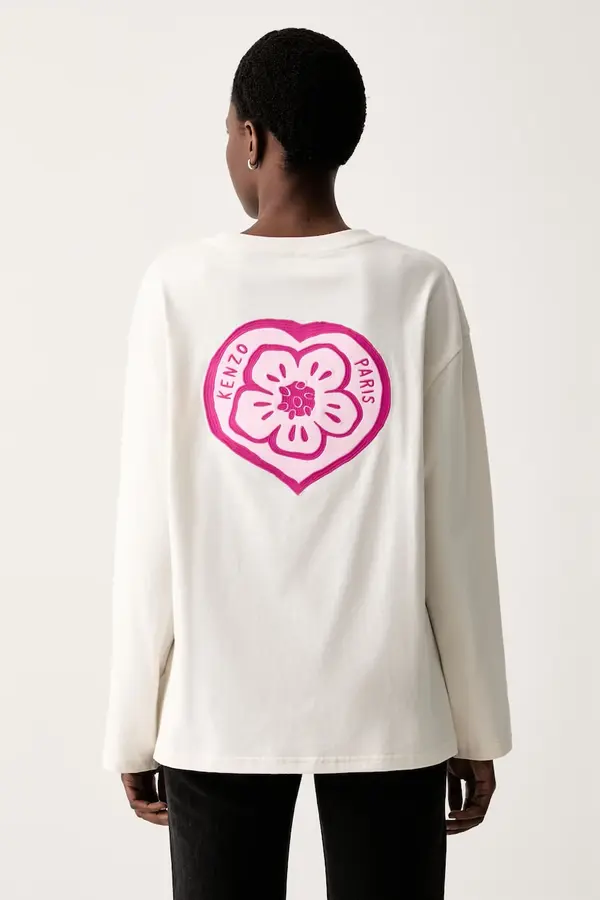 Kenzo Kenzo majica dugih rukava ženska pamučna Boke Heart