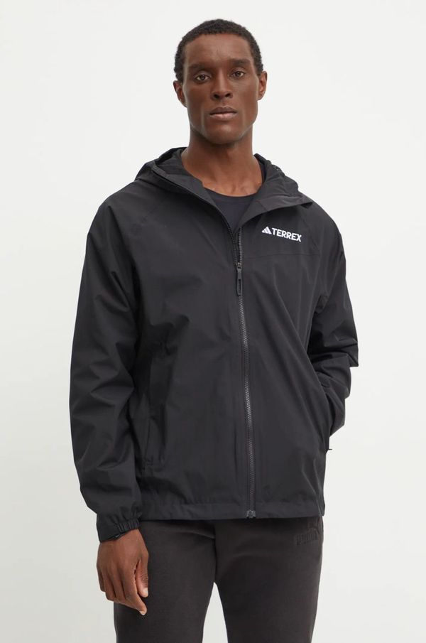 adidas TERREX Kišna jakna adidas TERREX Multi za muškarce, boja: crna, JN8804